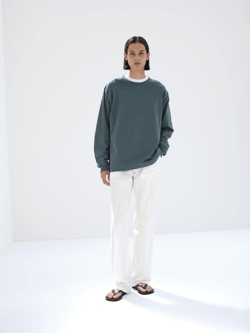 AURALEE LUSTER PLAITING L/S TEE outlook