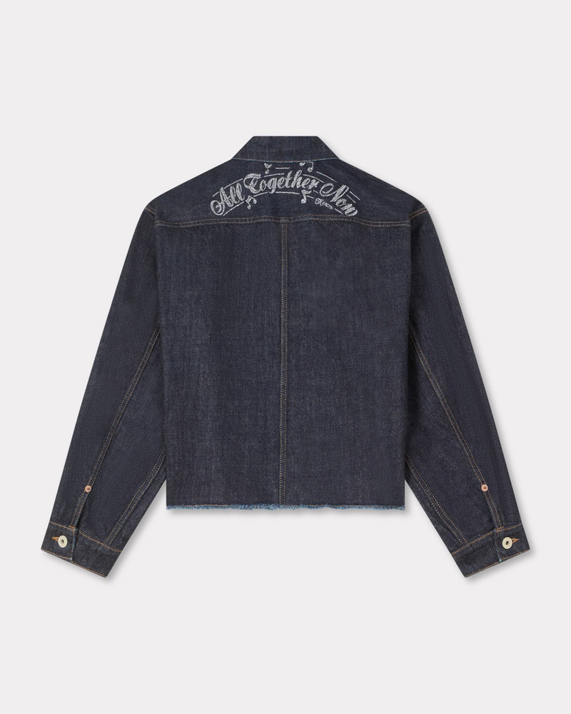 KENZO 'KENZO Winter Holidays' trucker jacket in japanese denim outlook