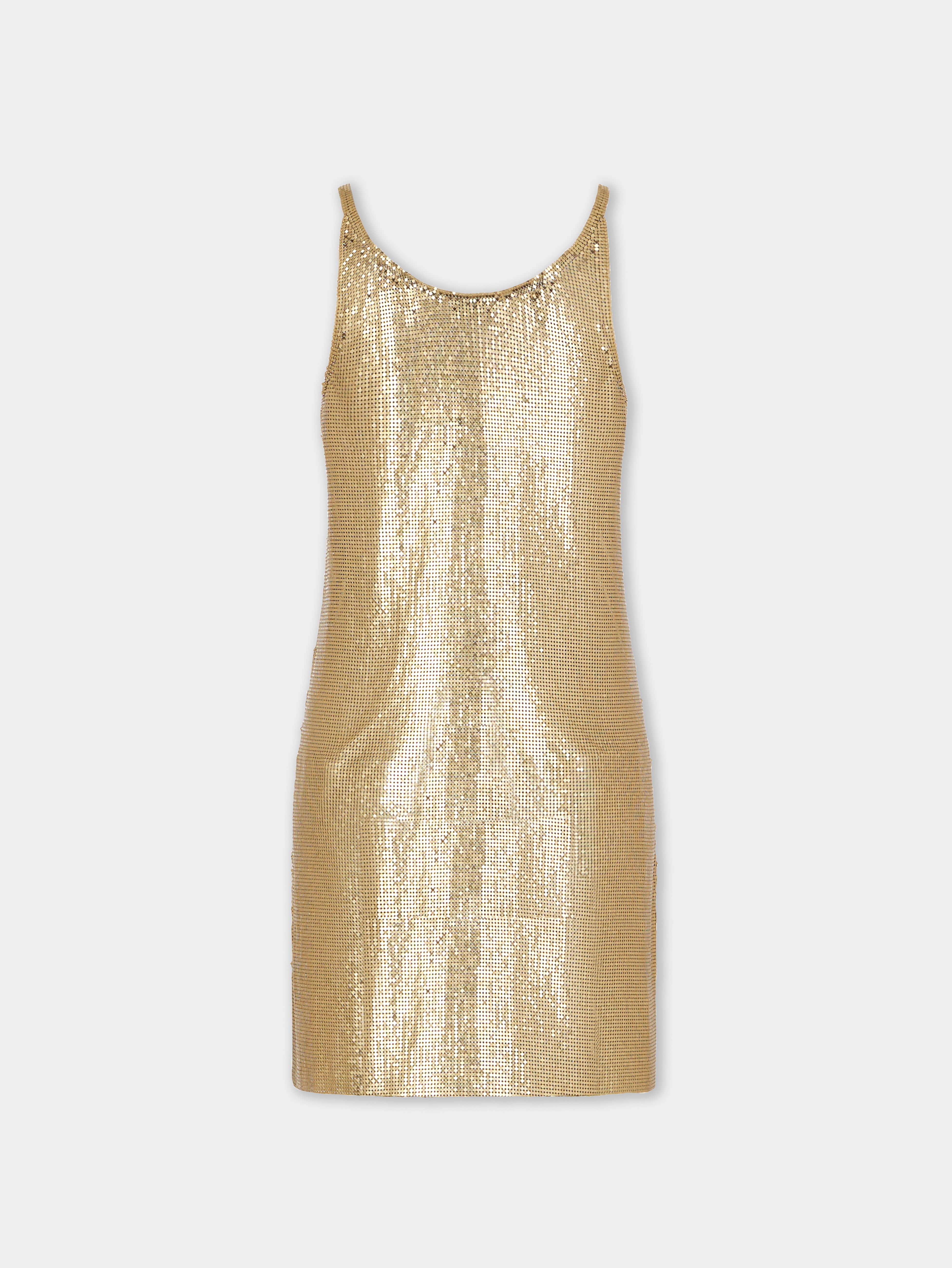 MINI TANK TOP DRESS IN MESH - 5