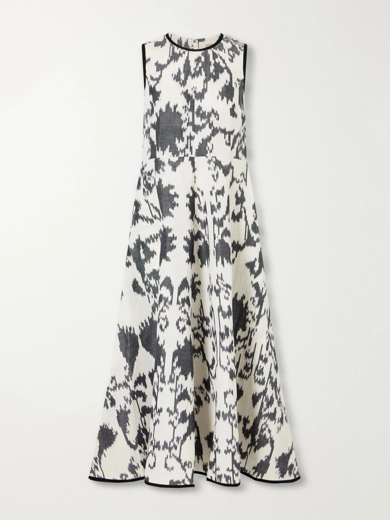 Clodette Printed Linen And Cotton-blend Poplin Maxi Dress - 1