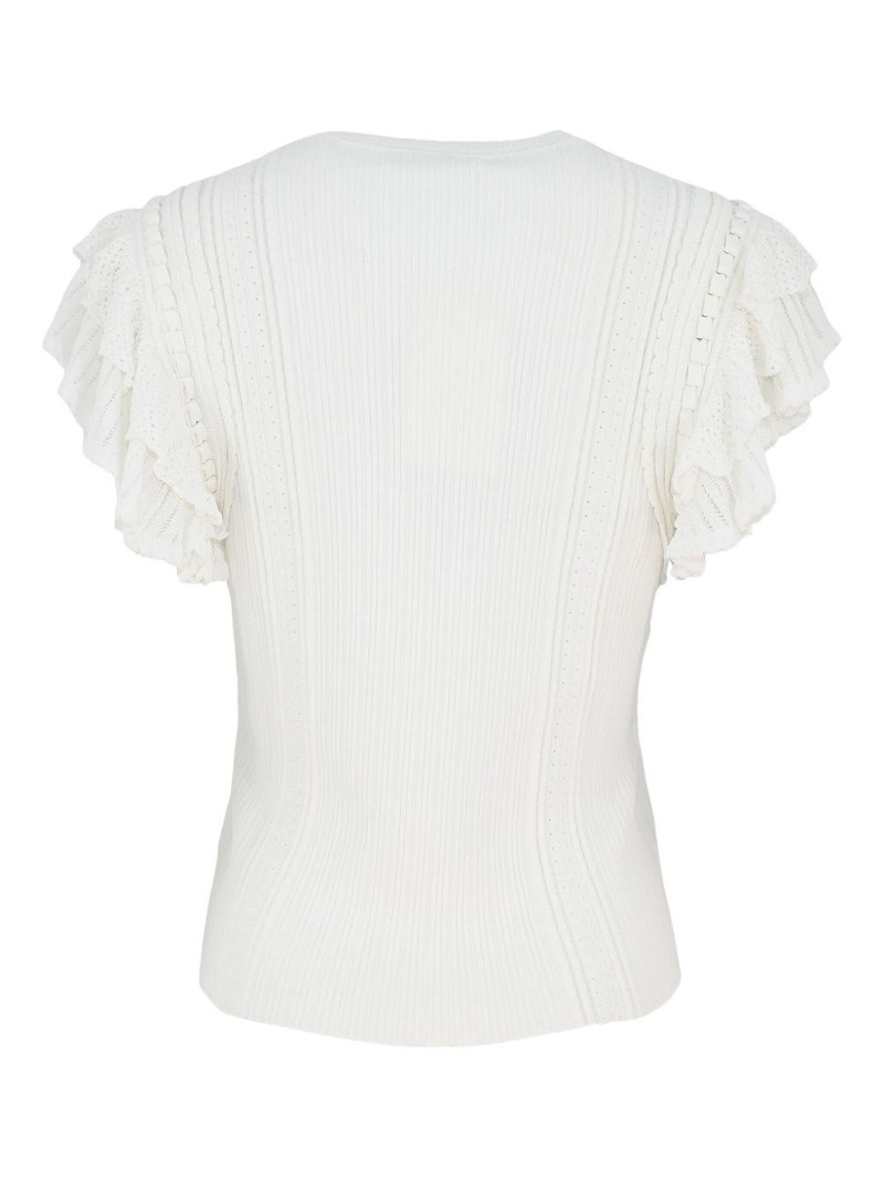 ULLA JOHNSON ruffled t-shirt outlook