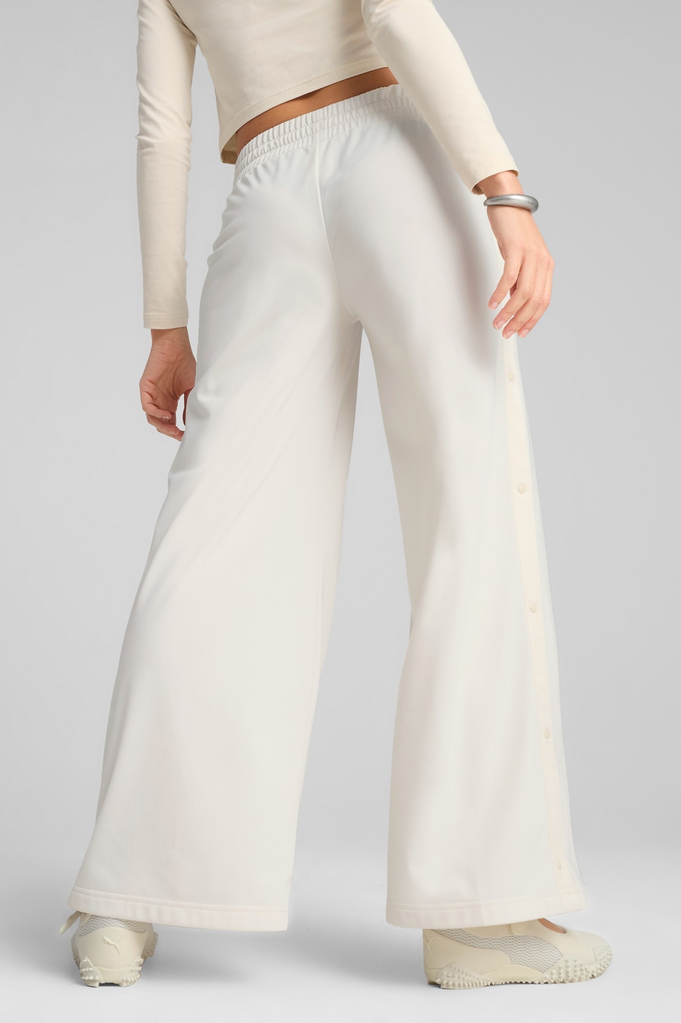 Wardrobe Essentials Women's Low Rise Popper Pants - 6