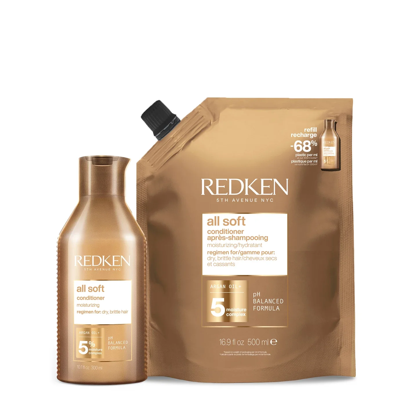 All Soft Conditioner & Refill Duo - 1