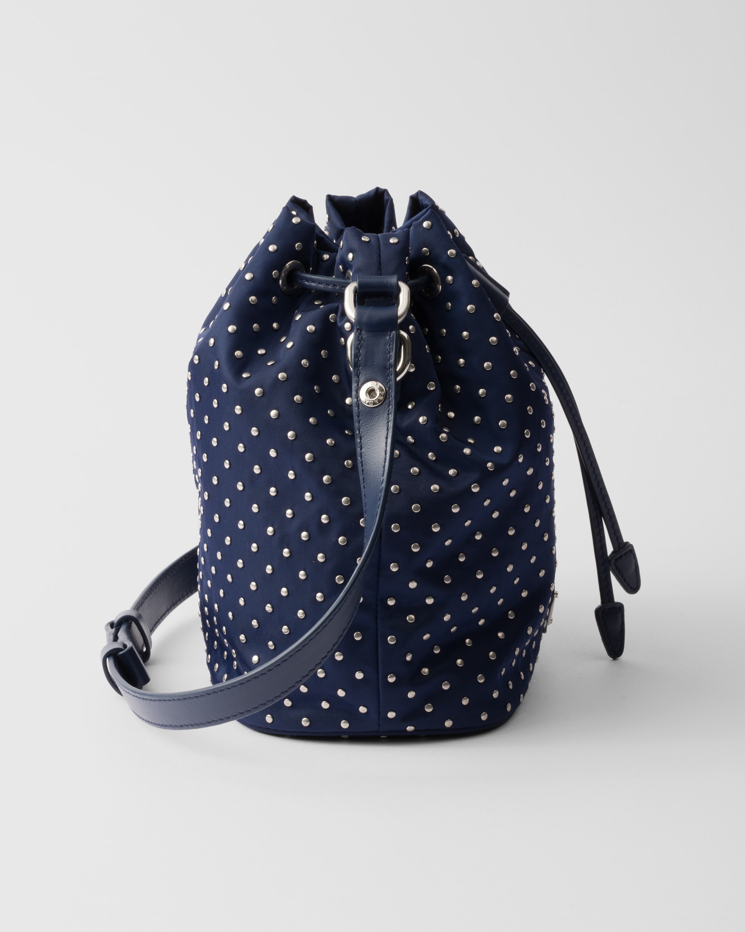 Re-Nylon mini-bag with studs - 5