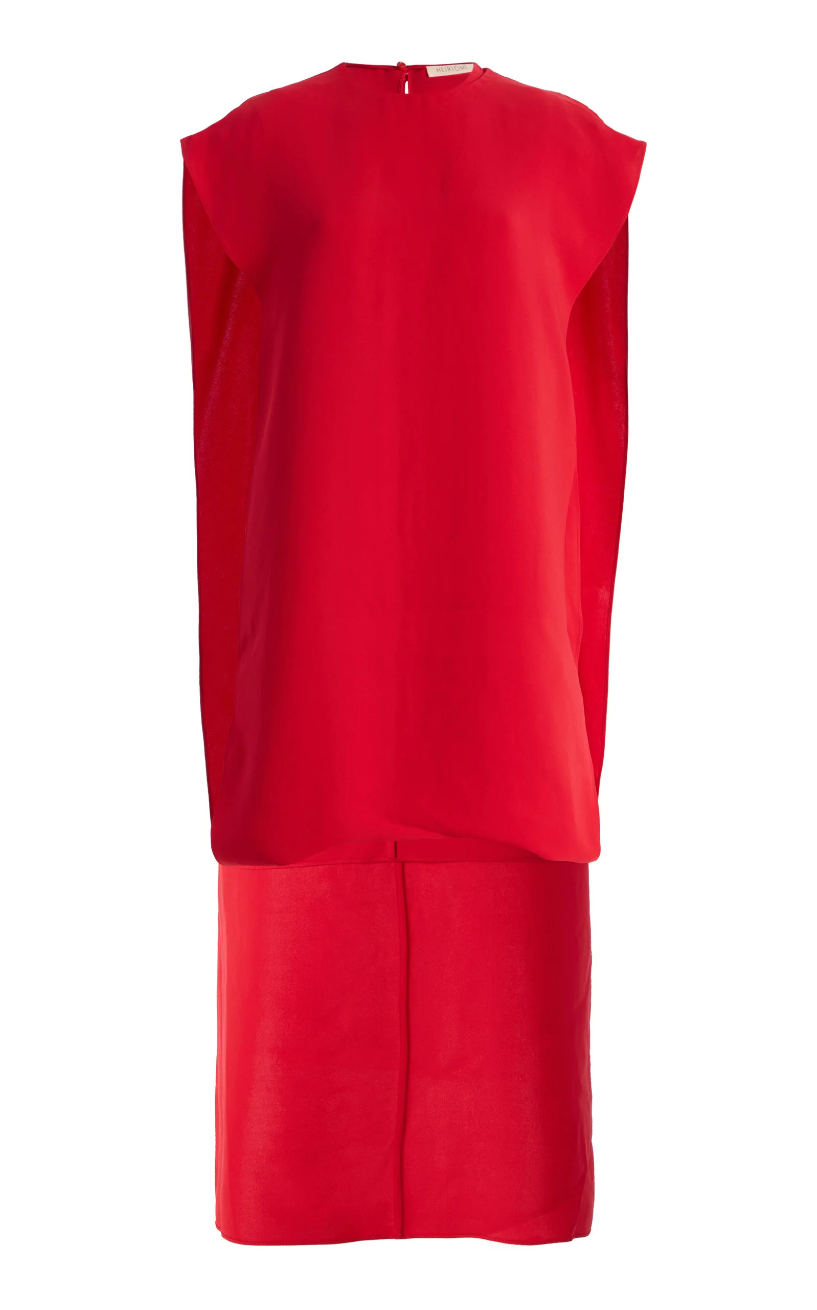 Exclusive Athena Silk Satin Mini Dress red - 1