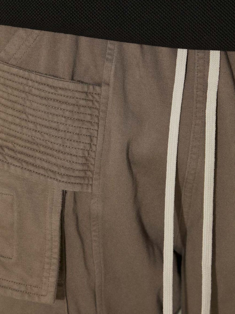 cargo-pocket drawstring trousers - 4