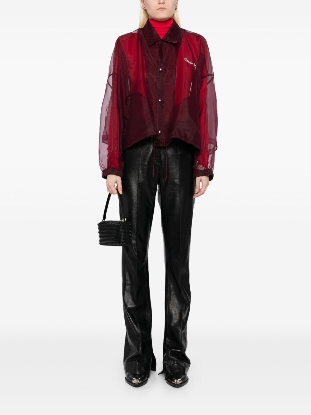 logo-embroidered jacket - 2