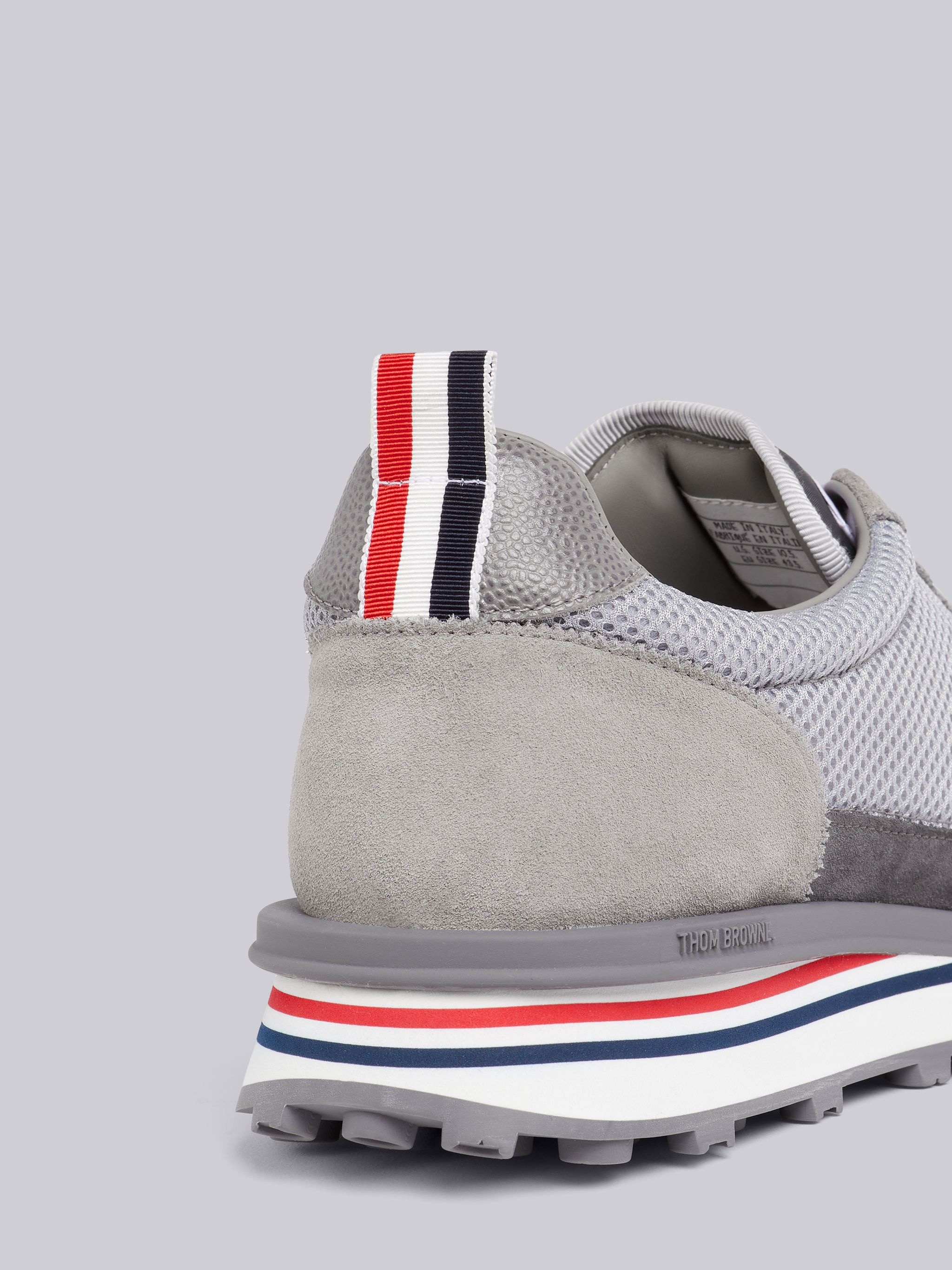 Light Grey Nylon Tech Runner - 2