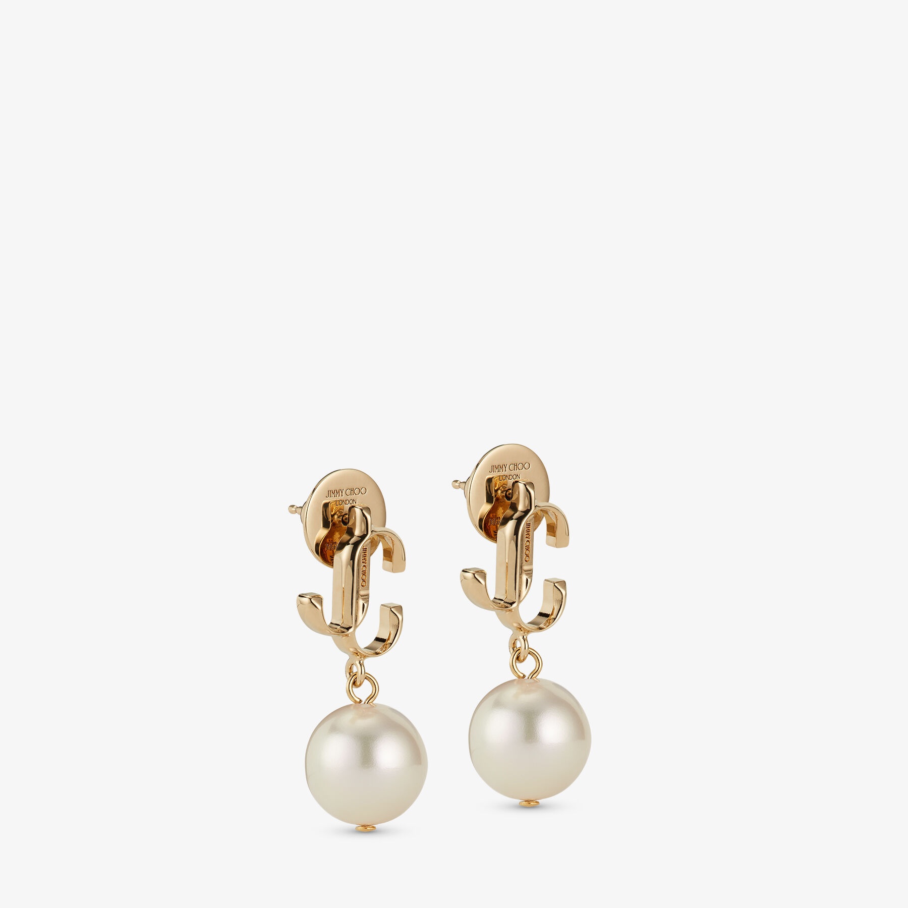 JC Pearl Earring
Gold-Finish Metal JC Pearl Stud Earrings - 2