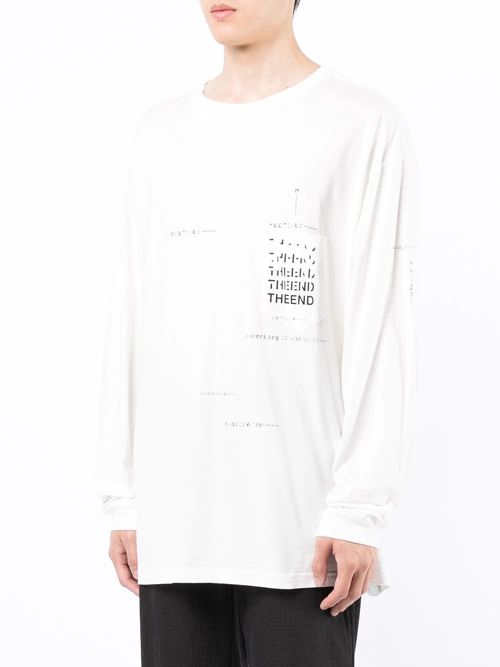 slogan print T-shirt - 3