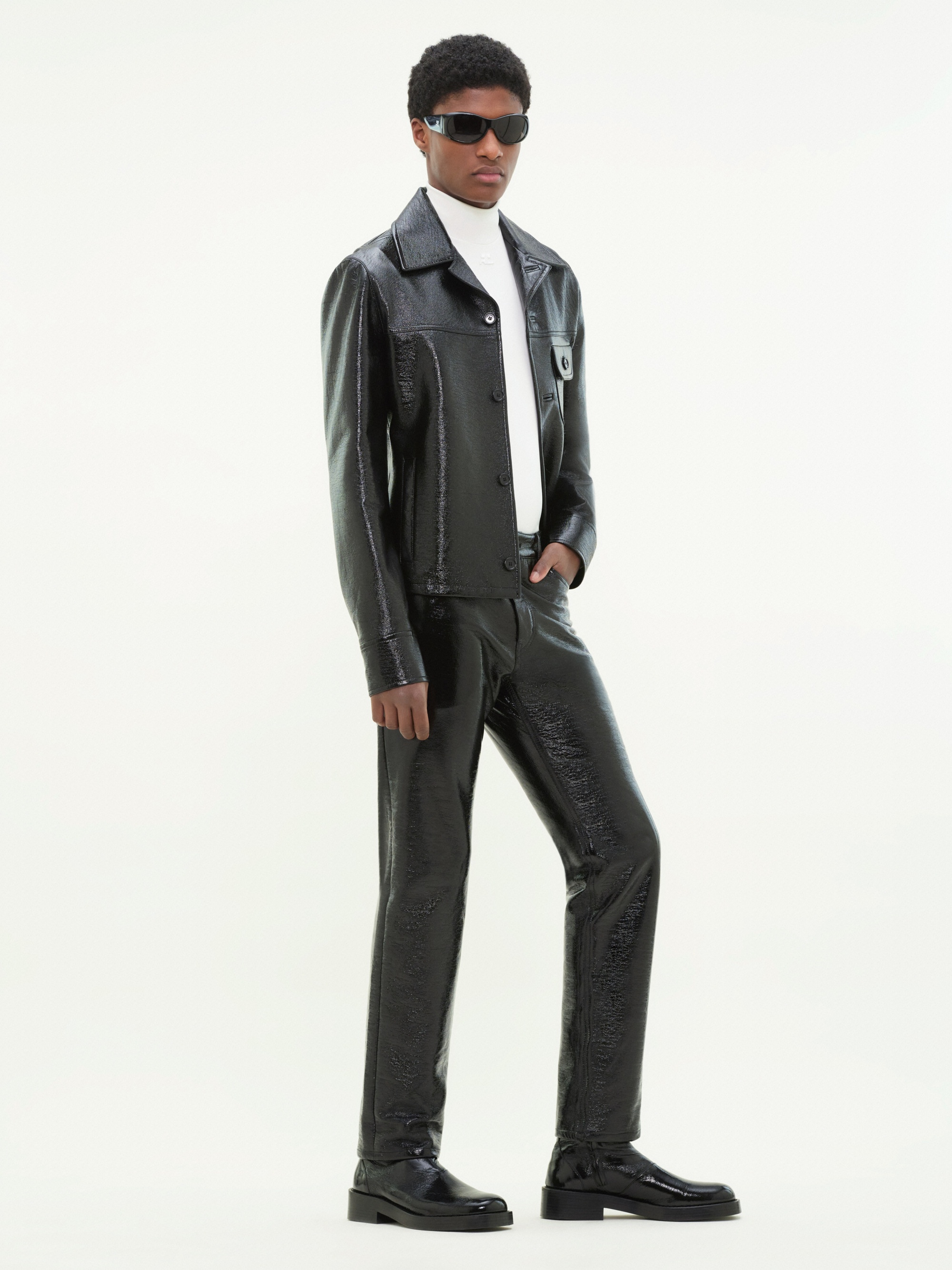 SINGLE POCKET VINYL JACKET - 3