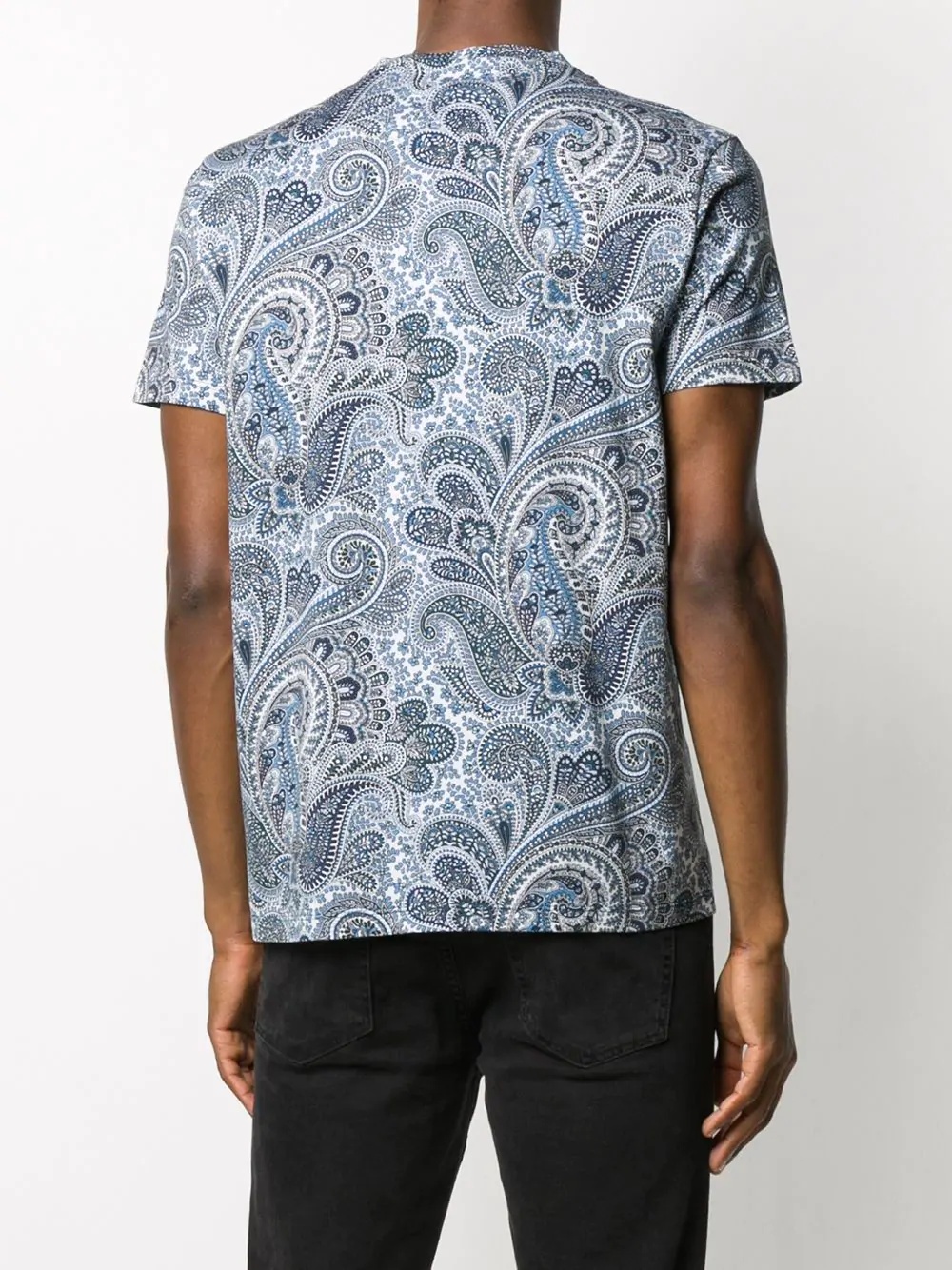 paisley-print short-sleeve T-shirt - 4