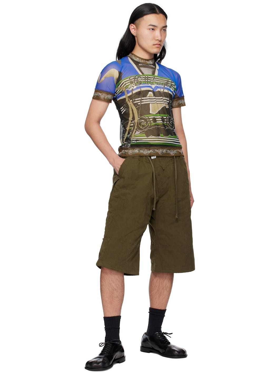 Multicolor Mesh T-shirt - 5