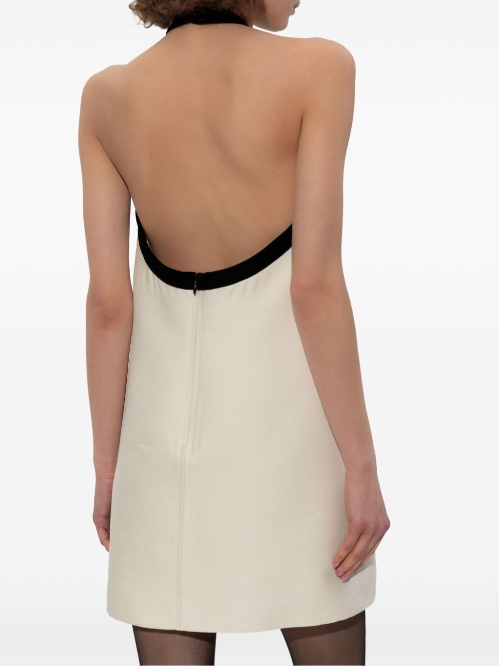 silk mini dress - 4