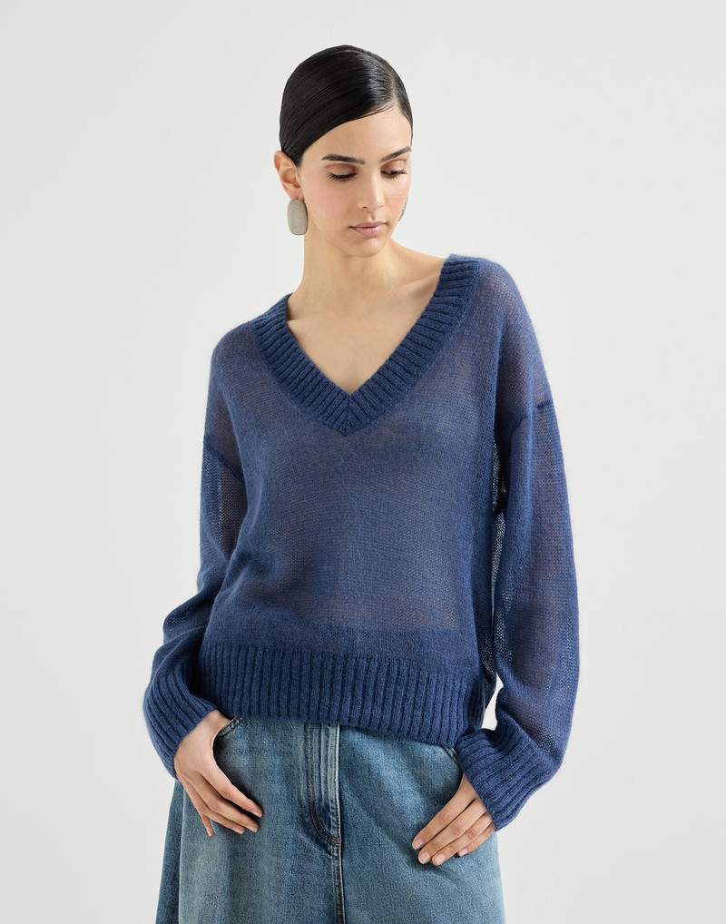Virgin wool and mohair sweater 2