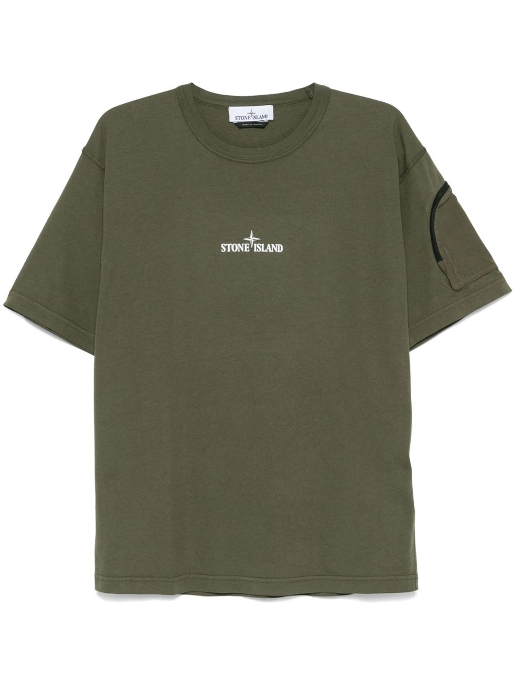 logo-print T-shirt - 1