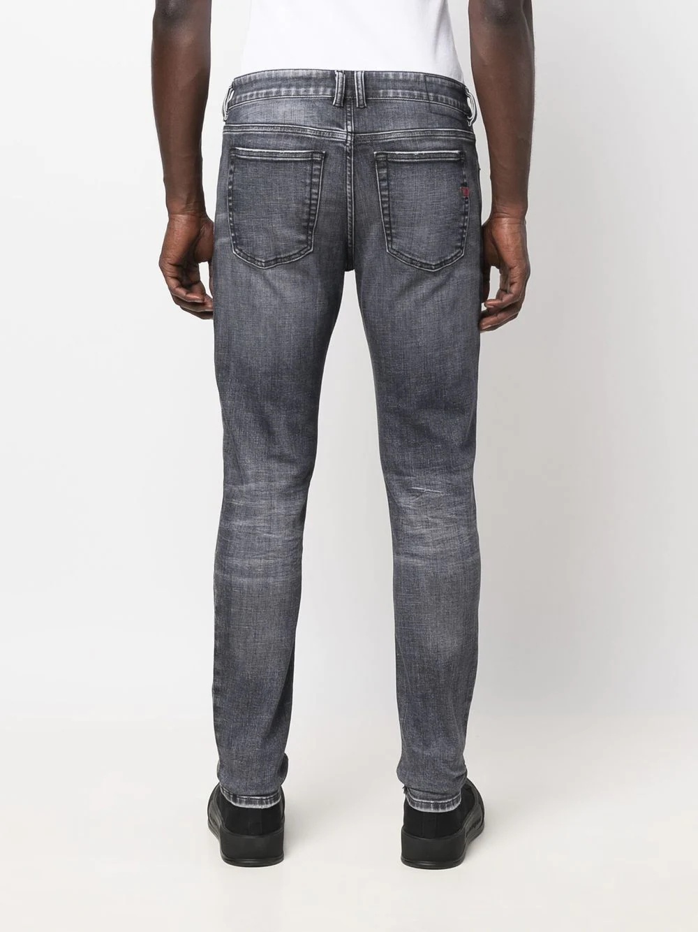 washed skinny-cut jeans - 4