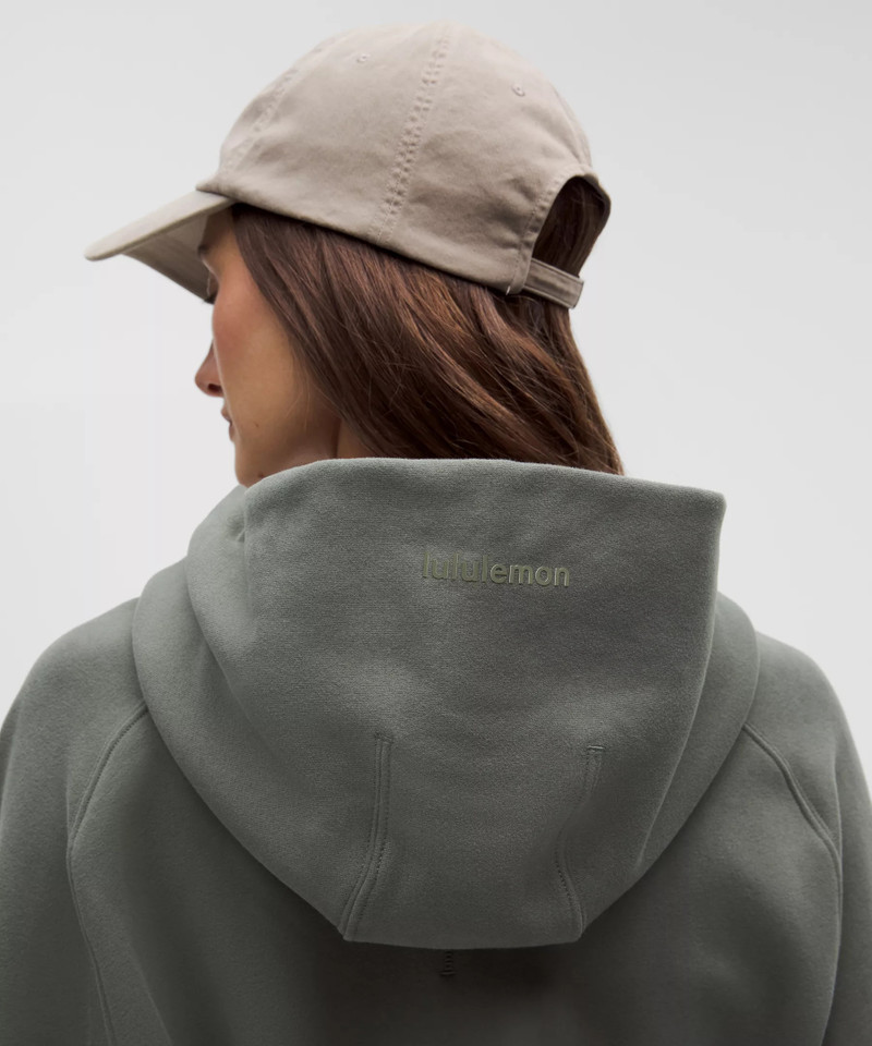 Loungeful Relaxed-Fit Full-Zip Cropped Hoodie 6