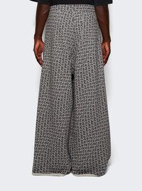 VETEMENTS Gothic Monogram Sweatpants Grey Melange