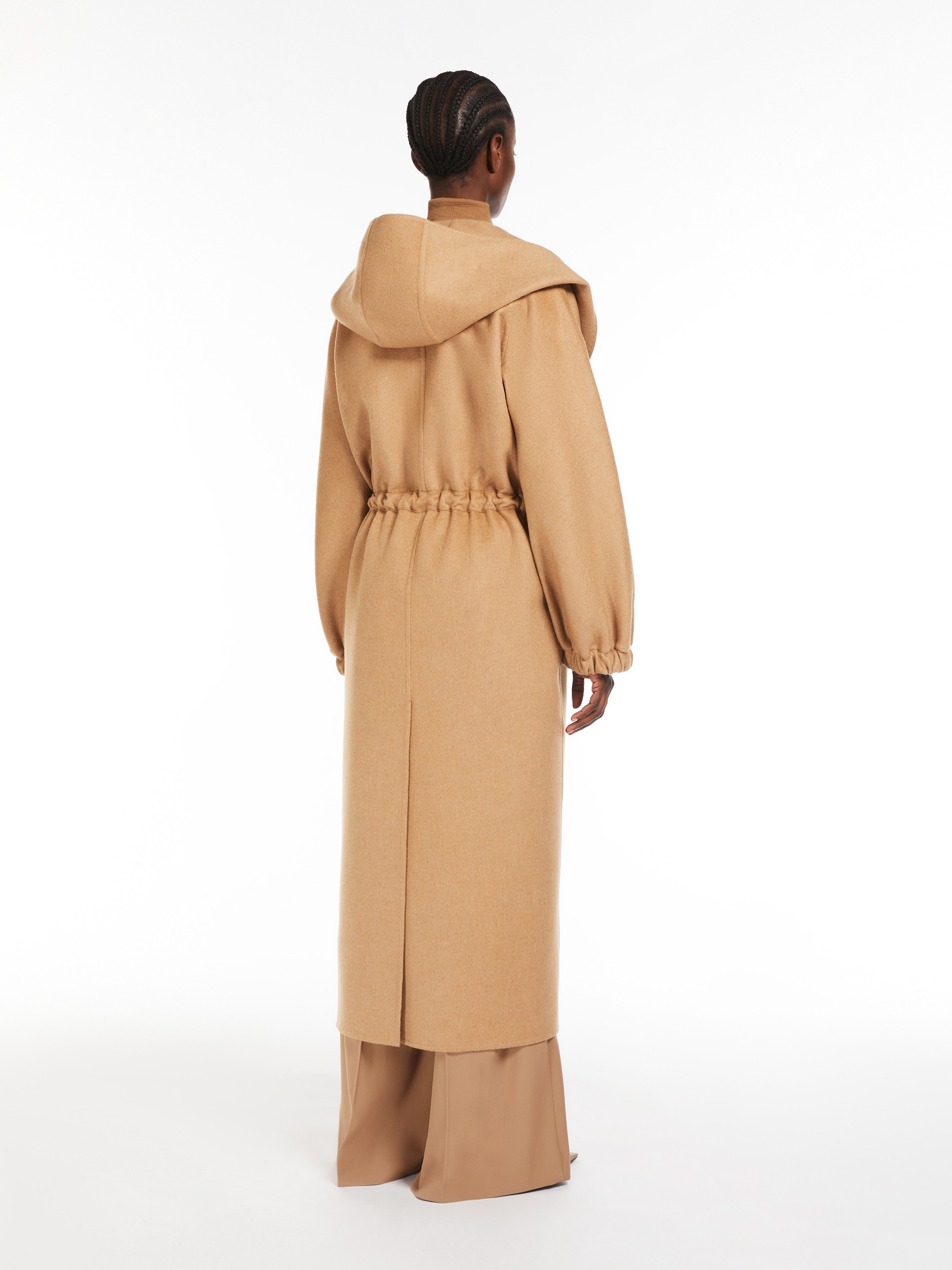 NATALIN Camel coat with hood - 4