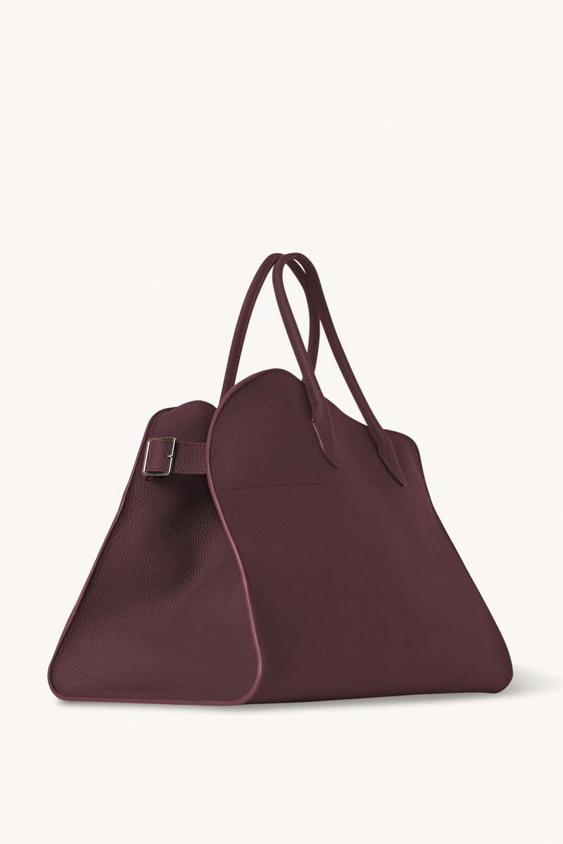 The Row Soft Margaux 17 Bag in Leather outlook