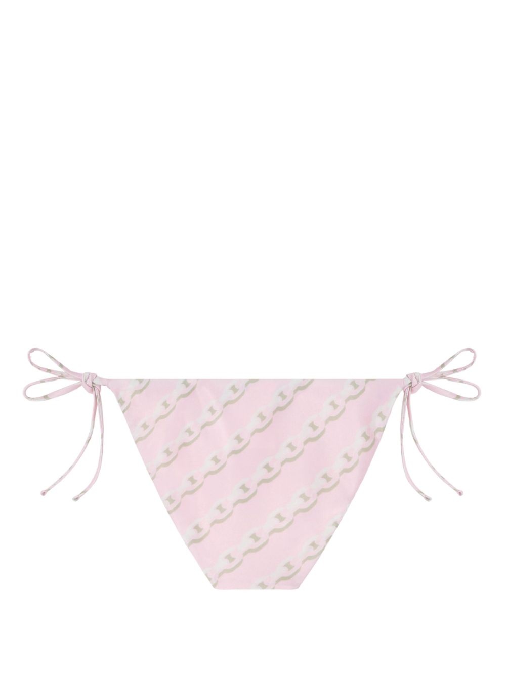 chain-link print bikini briefs - 2