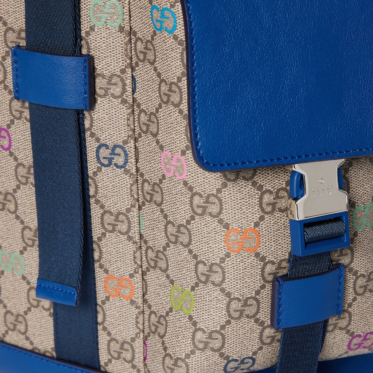 GG multicolor large backpack - 3