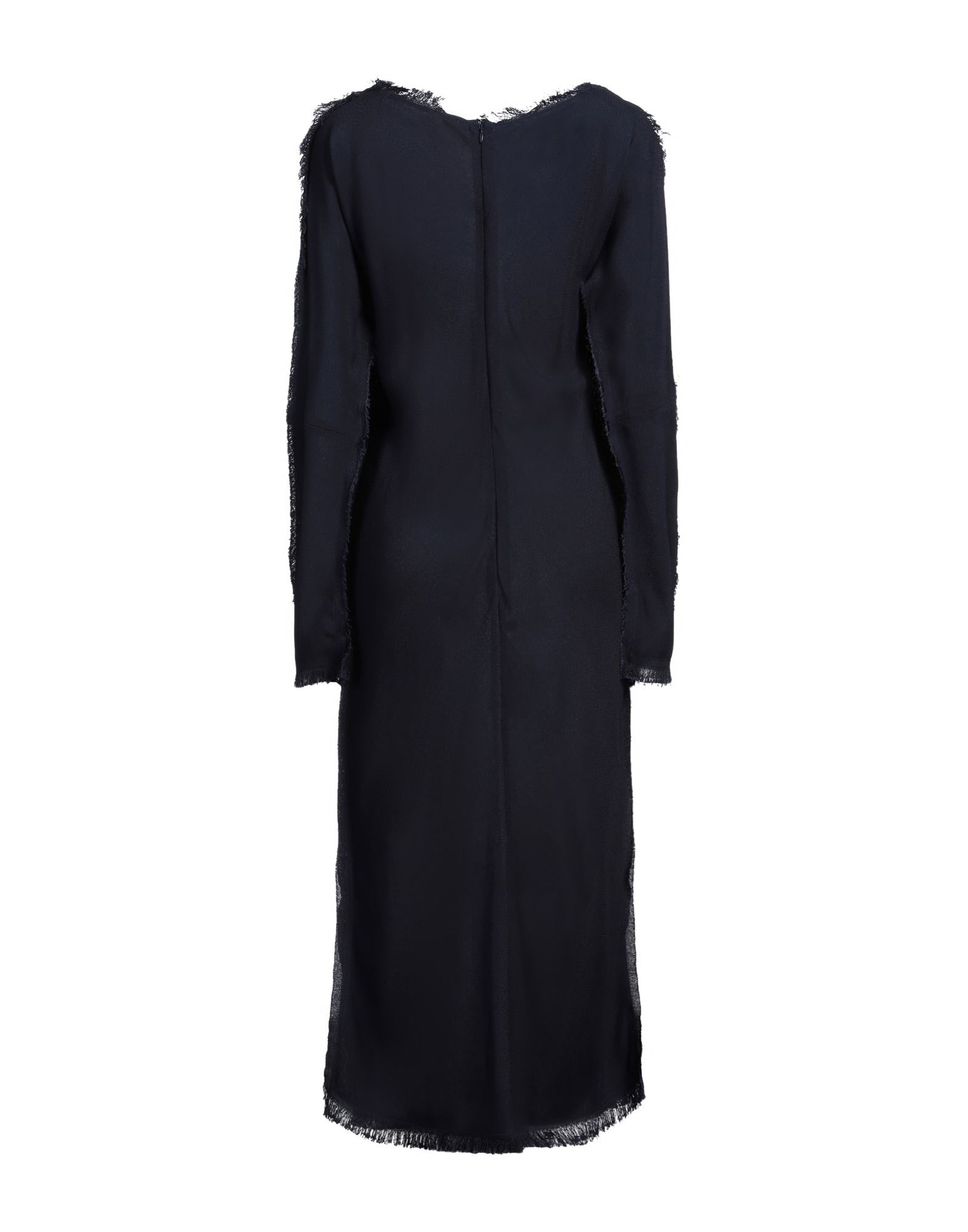 Navy blue Women's Long Dress - 2