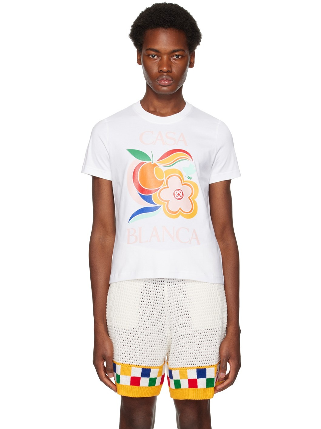 White 'Le Pouvoir Des Fleurs' T-Shirt - 1