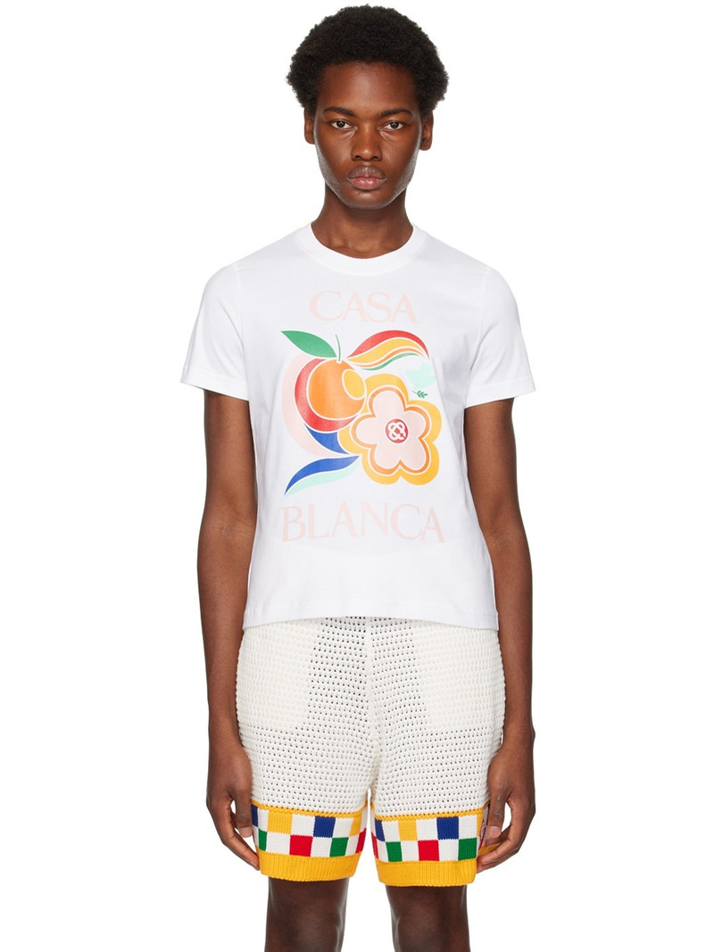 White 'Le Pouvoir Des Fleurs' T-Shirt 1