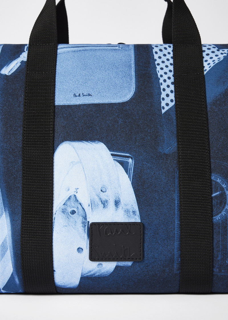 Indigo Blue 'X-Ray' Print Holdall 4