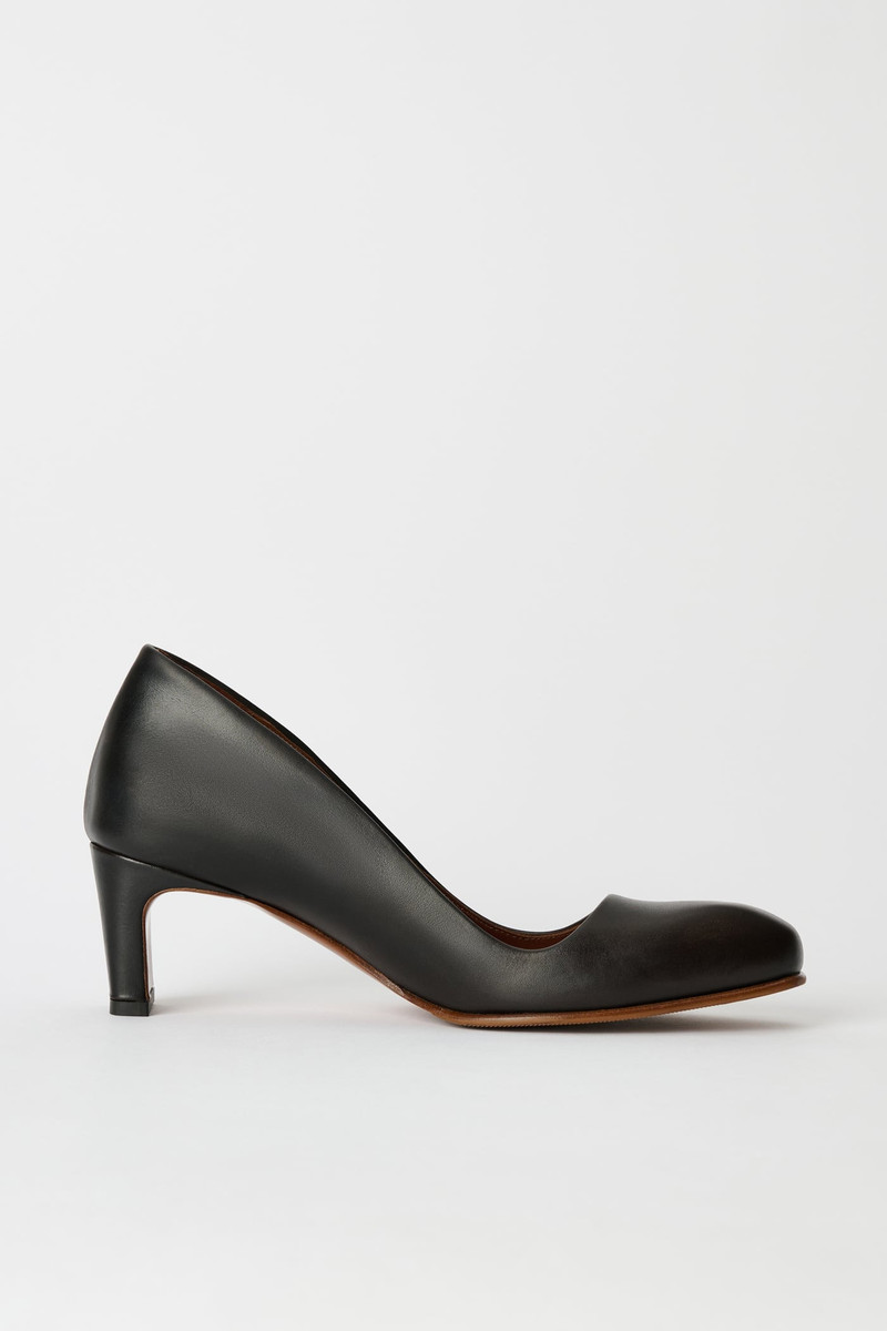 Karasu Pump Dark Chocolate Rich Calfskin 4