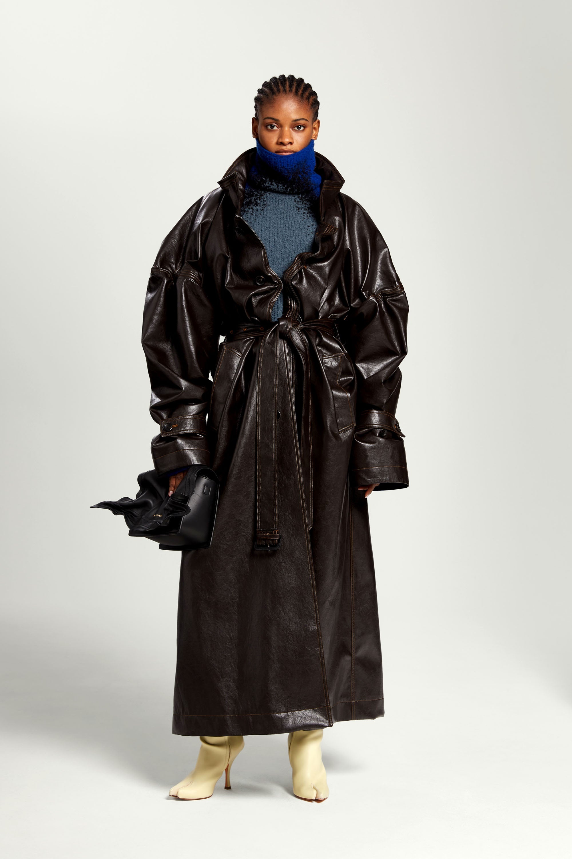ジャケット・アウター Y/PROJECT INFINITY TRENCH COAT Y/project Y / Project Infinity Trench Coat In Dark Navy