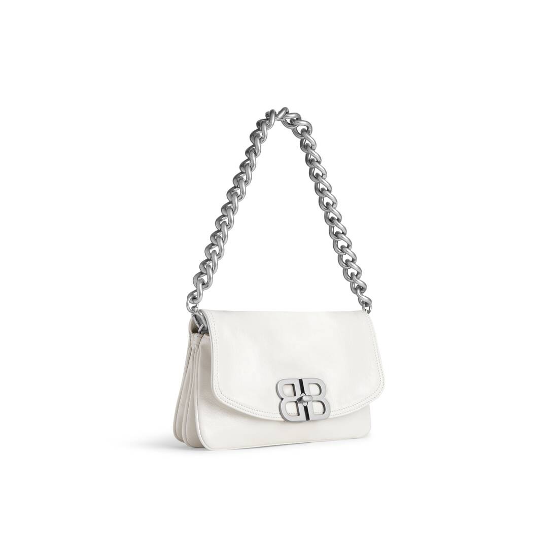 Women's Bb Soft Small Flap Bag  in Optic White - 2