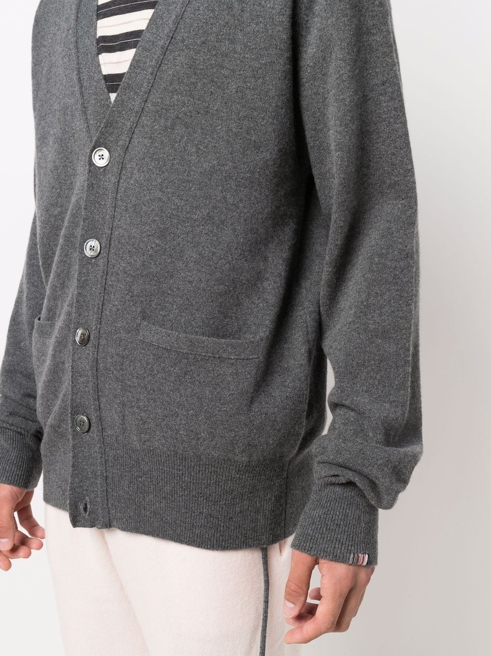 V-neck cashmere cardigan - 6