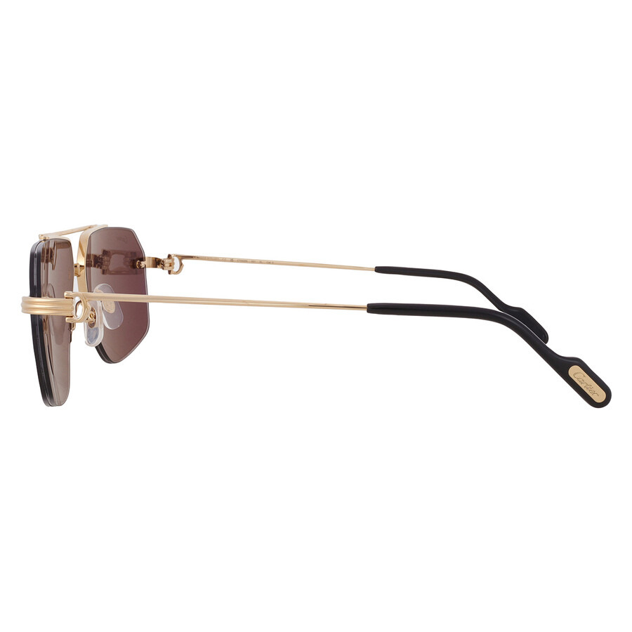 Cartier Premiere de Cartier Grey Multitreatment Navigator Men's Sunglasses CT0426S 001 60 - 4