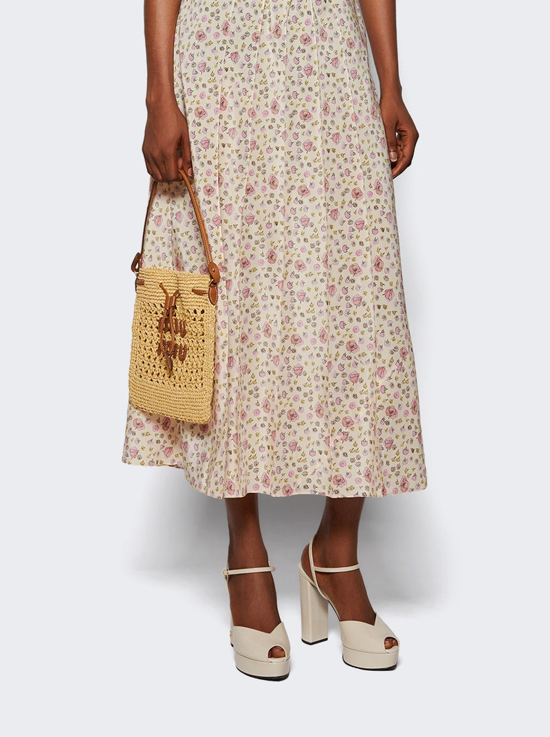 Miu Miu Platform Sandals Avorio outlook