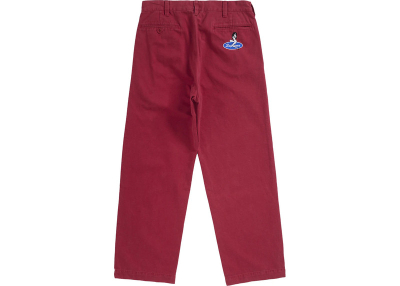Supreme Supreme Chino Pant (FW25) Red outlook