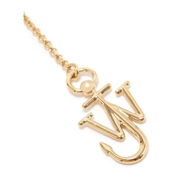 Gold and green asymmetrical Anchor earrings - 4