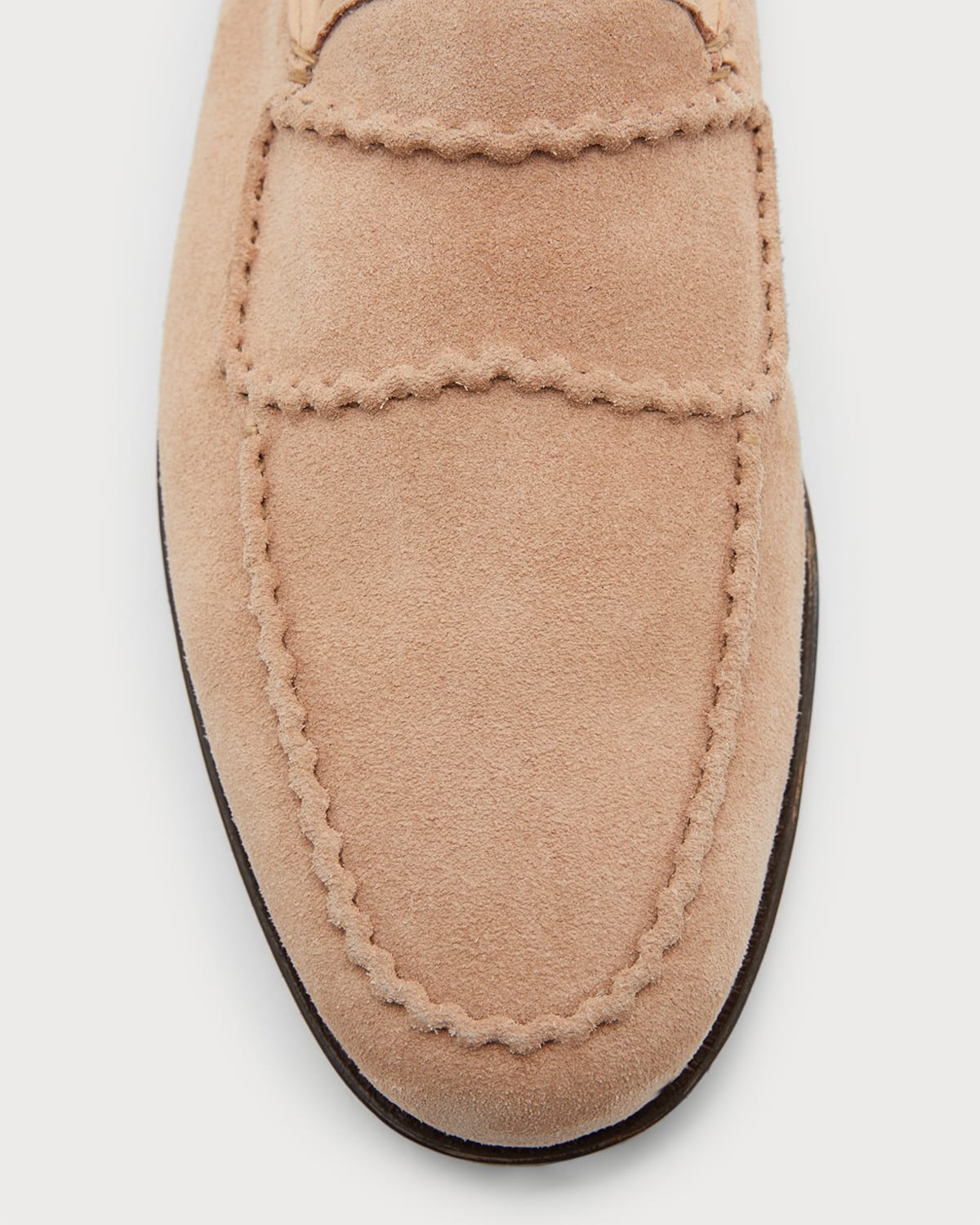 Men's Bath Suede Penny Loafers - 4