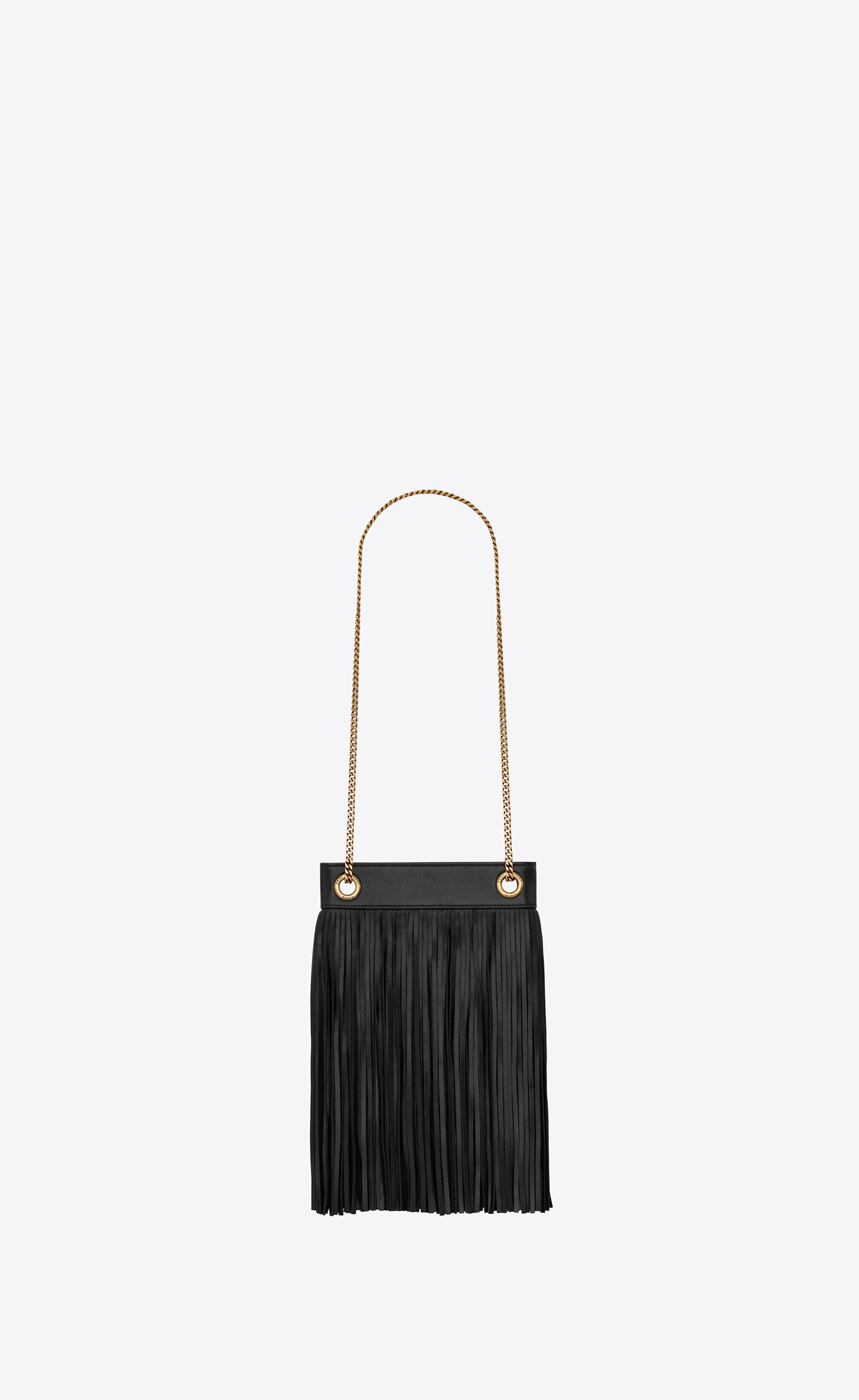 grace small chain bag in lambskin and suede - 3