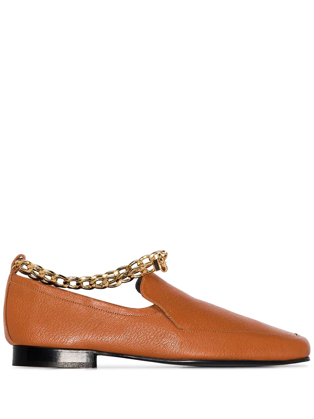 Nick chain detail loafers - 1