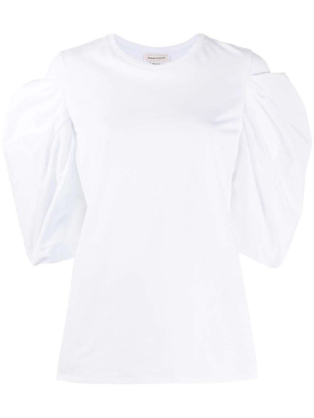 puff-sleeved T-shirt - 1