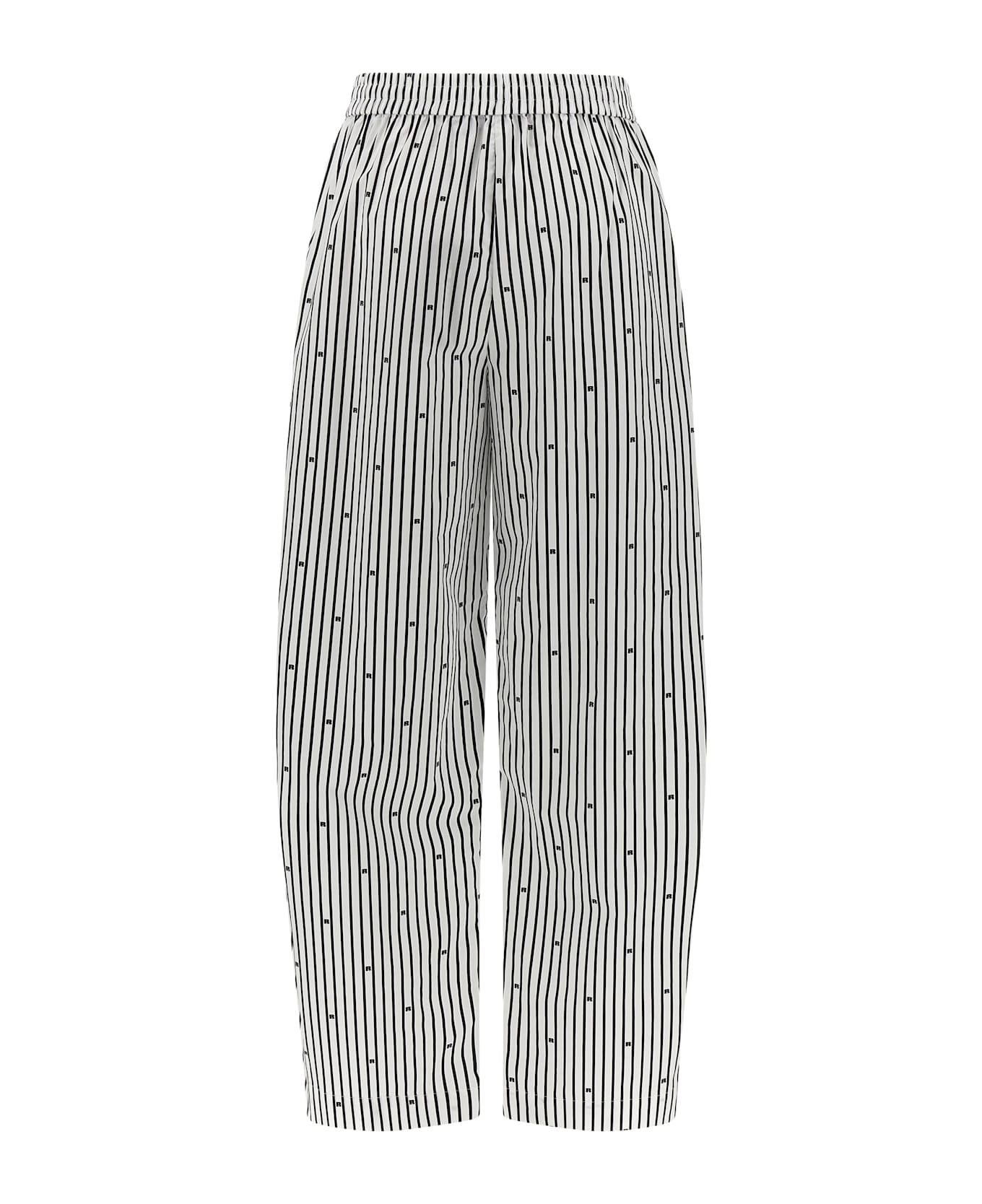 'poplin Tapered Striped' Pants - 2