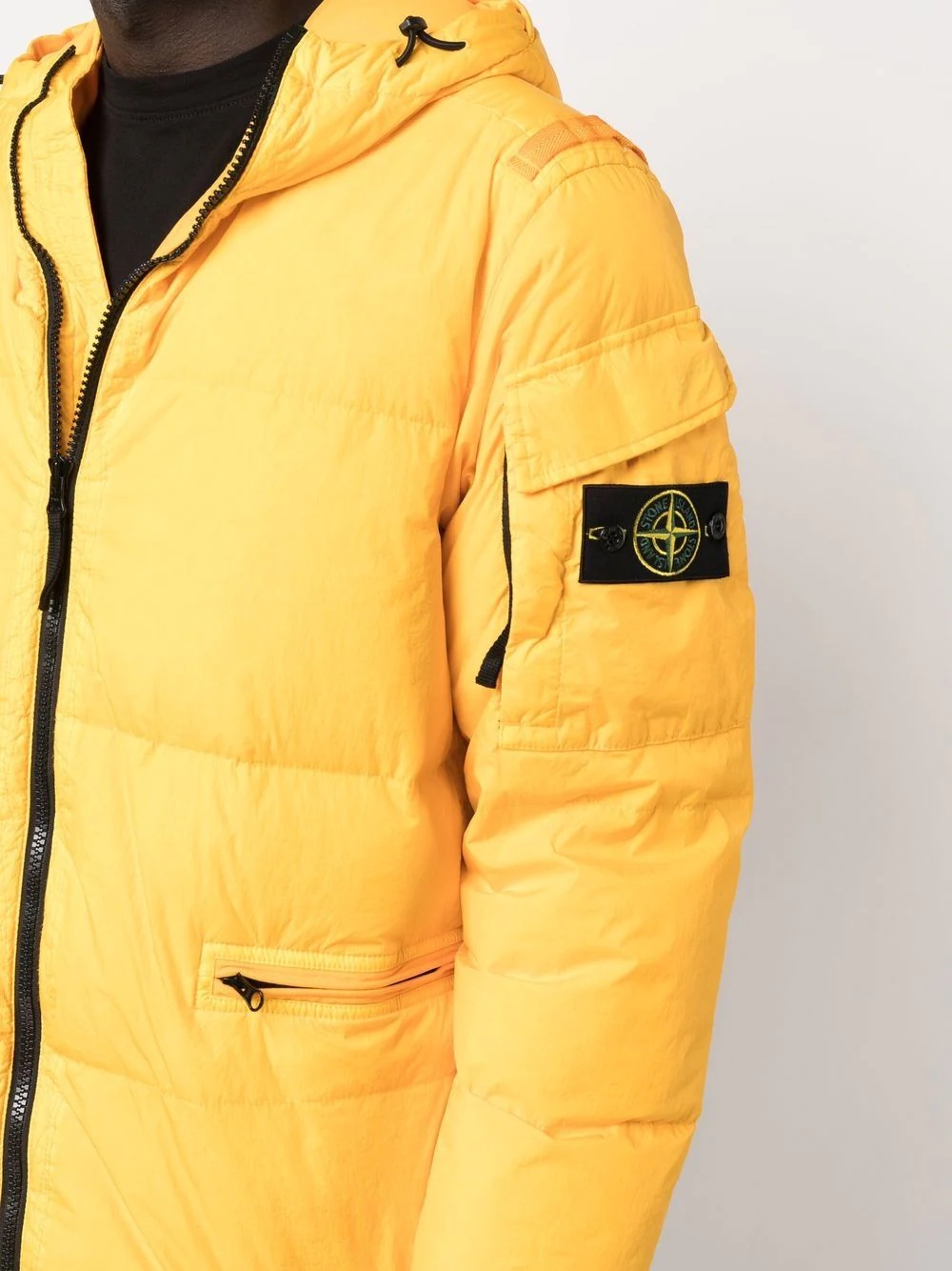 Compass-patch puffer jacket - 5