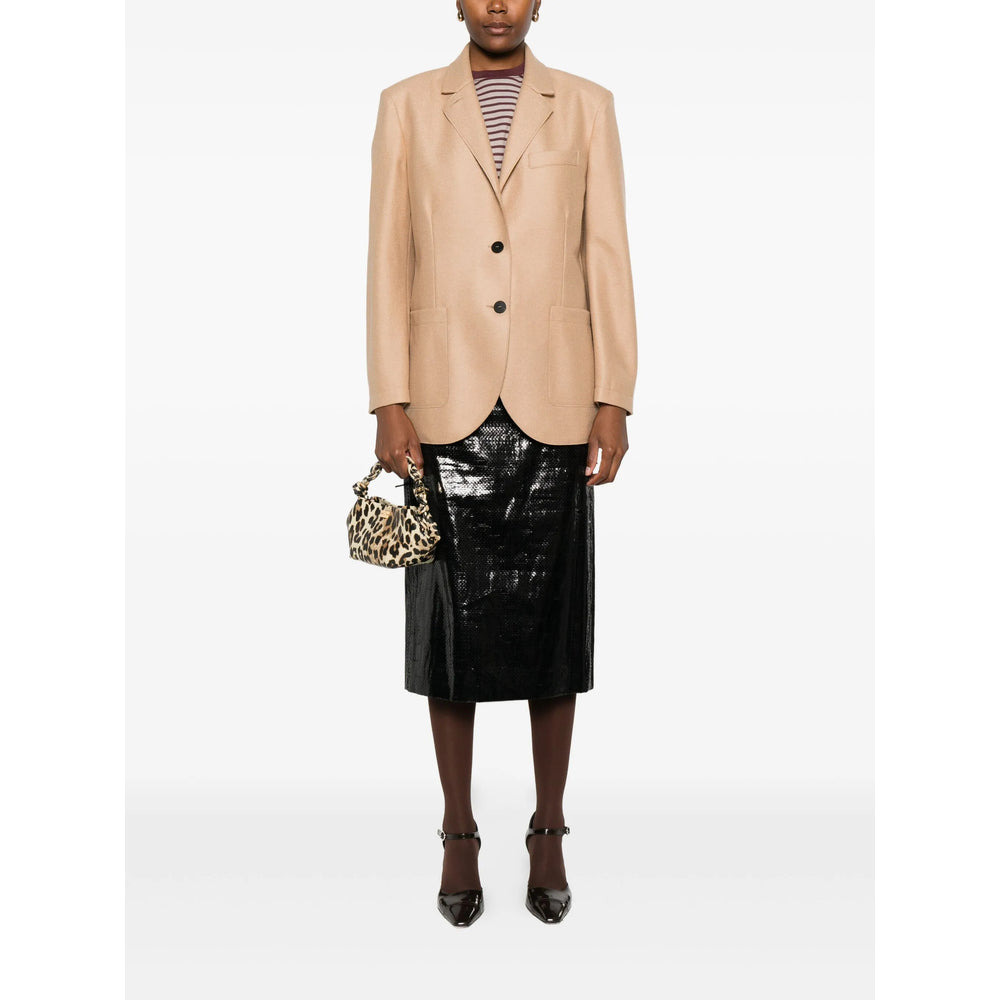 Harris Wharf London Neutrals Jackets - Blazers Women - 2