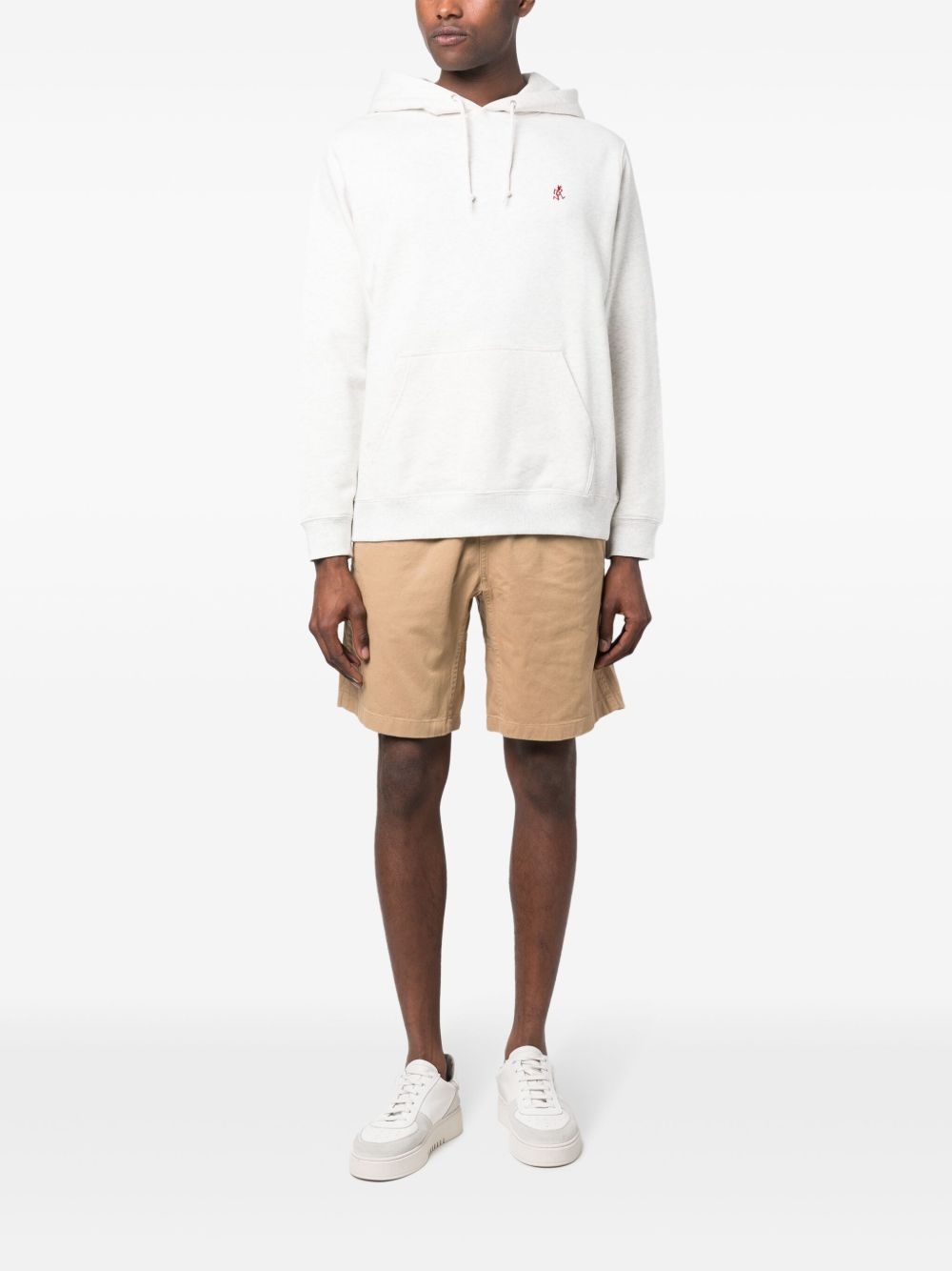 buckle-fastening waistband shorts - 2