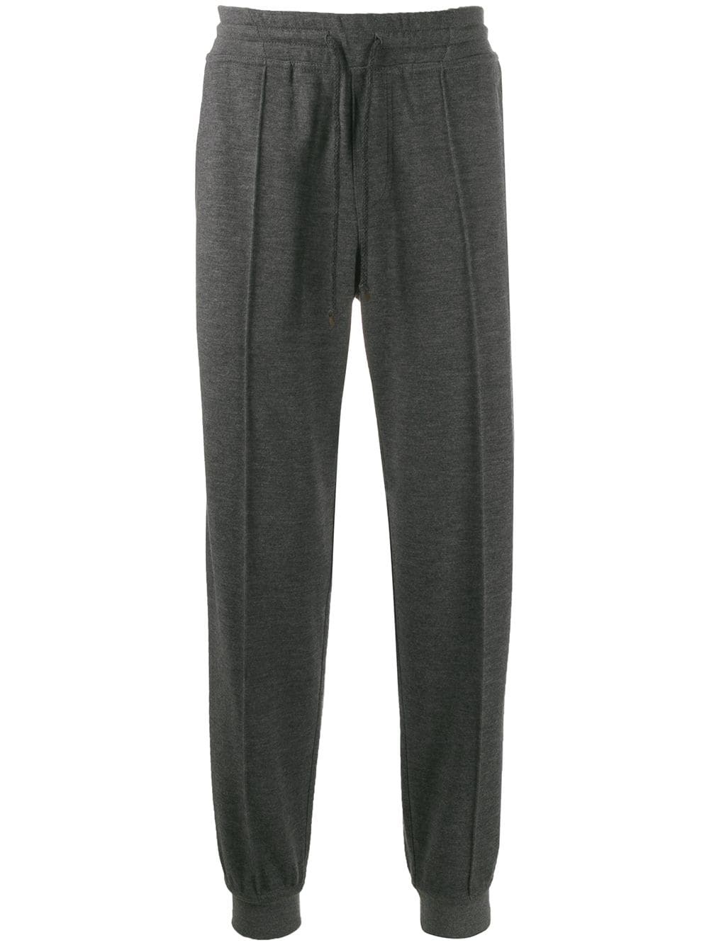 drawstring track pants - 1