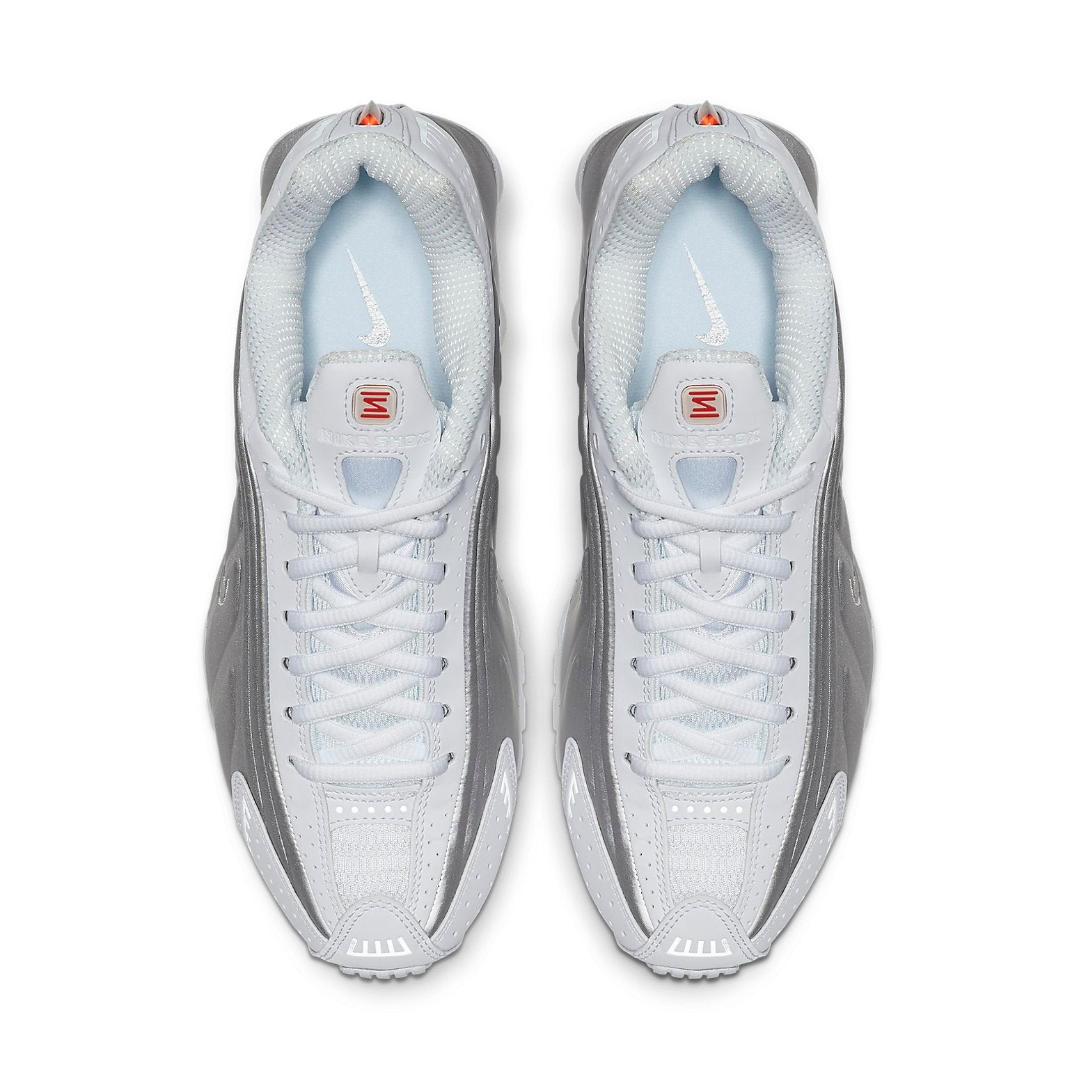 (WMNS) Nike Shox R4 'White Metallic' AR3565-101 - 4