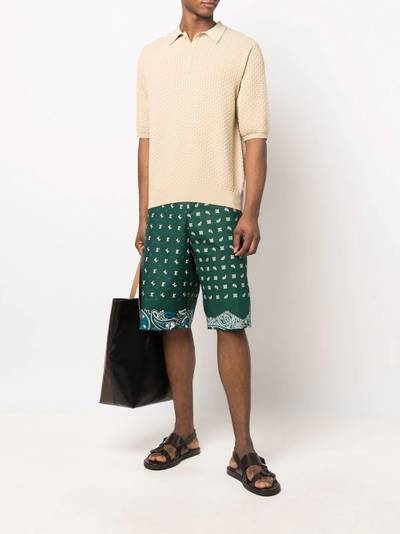 Etro paisley-print bermuda shorts outlook